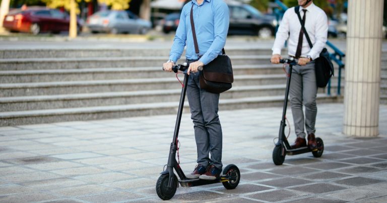 trottinette électrique en ville